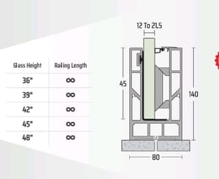 PR 26 CP (140x80mm) (Windload- Certified ) - 4.8 KP