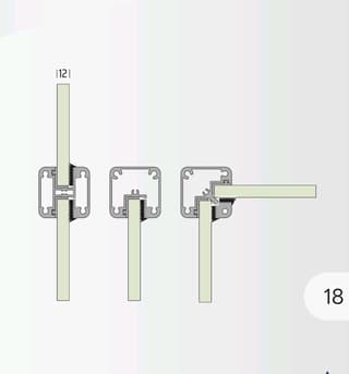 PR 44 Vertical post system (Easy Slide)