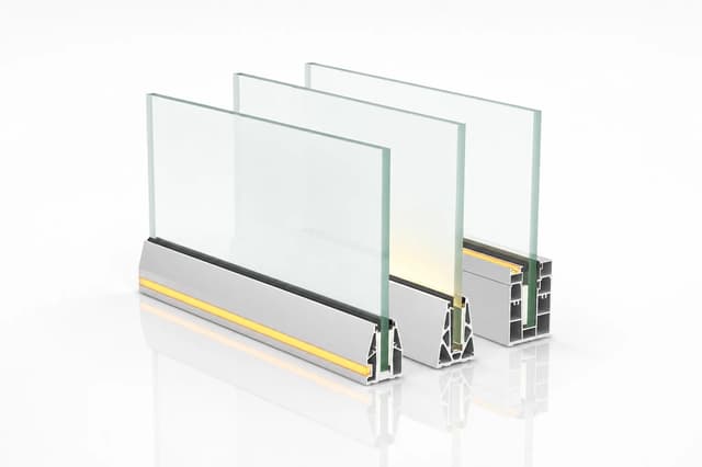 LED Bottom Profiles aluminium railing system manufactured in India by Prism Rail