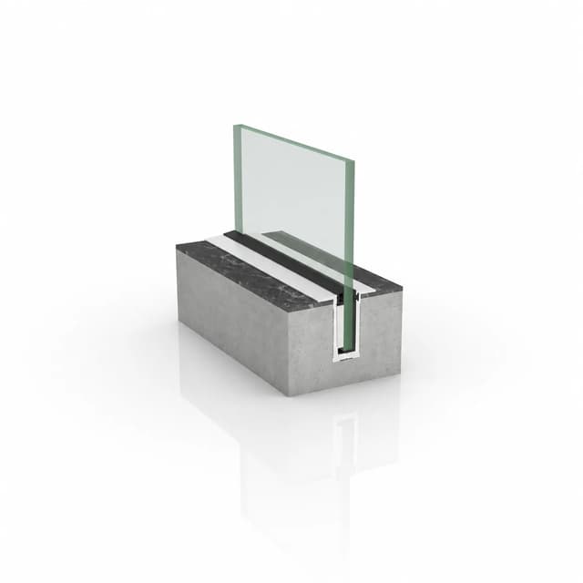 Grouting Profile aluminium railing system manufactured in India by Prism Rail